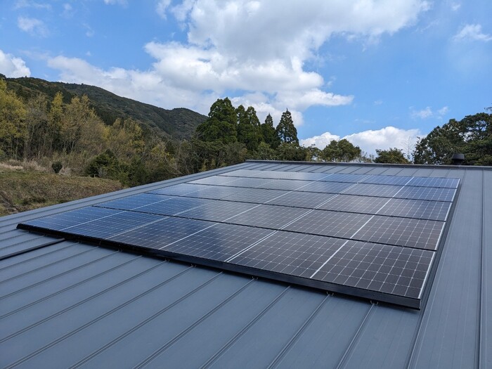 太陽光　施工後　鹿児島県